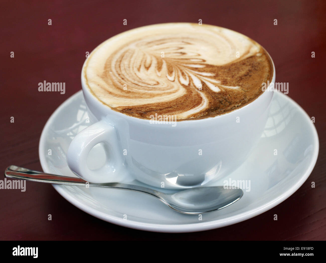 Cappuccino - Kaffee Stockfoto