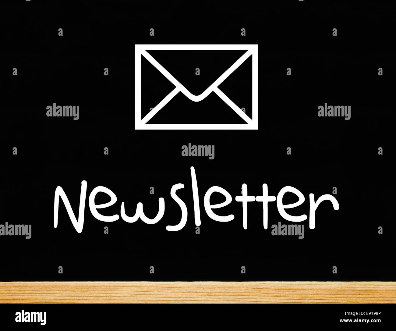 Newsletter Stockfoto