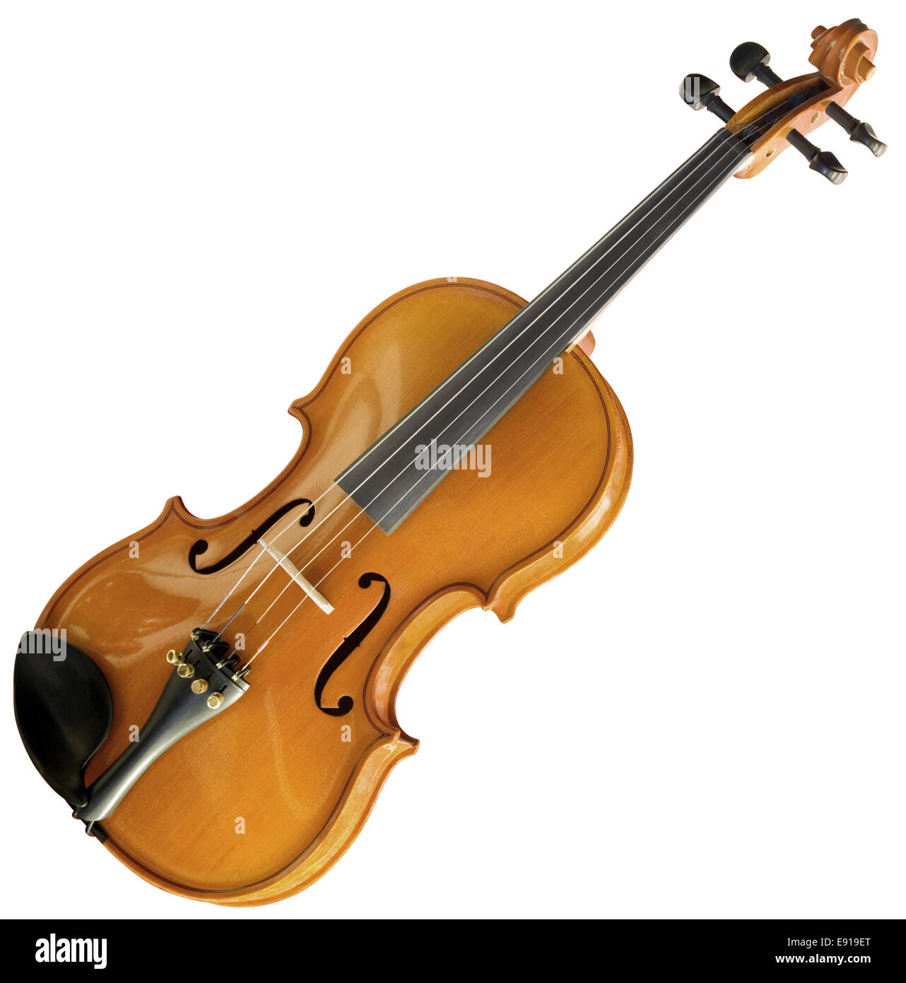 Violine-Ausschnitt Stockfoto