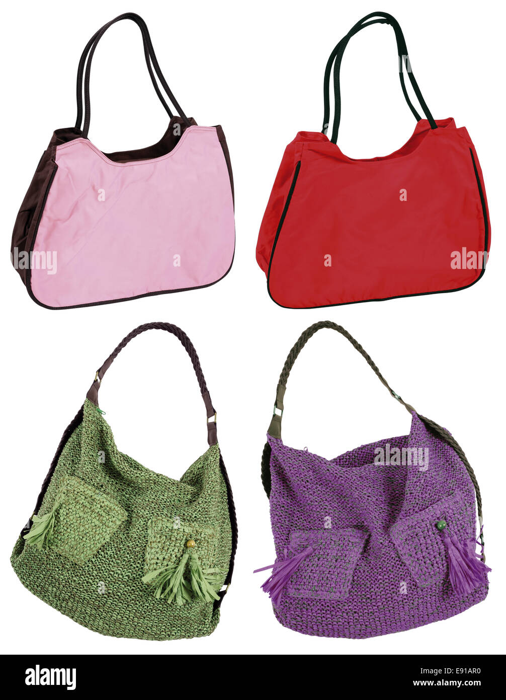Strandtaschen Stockfoto