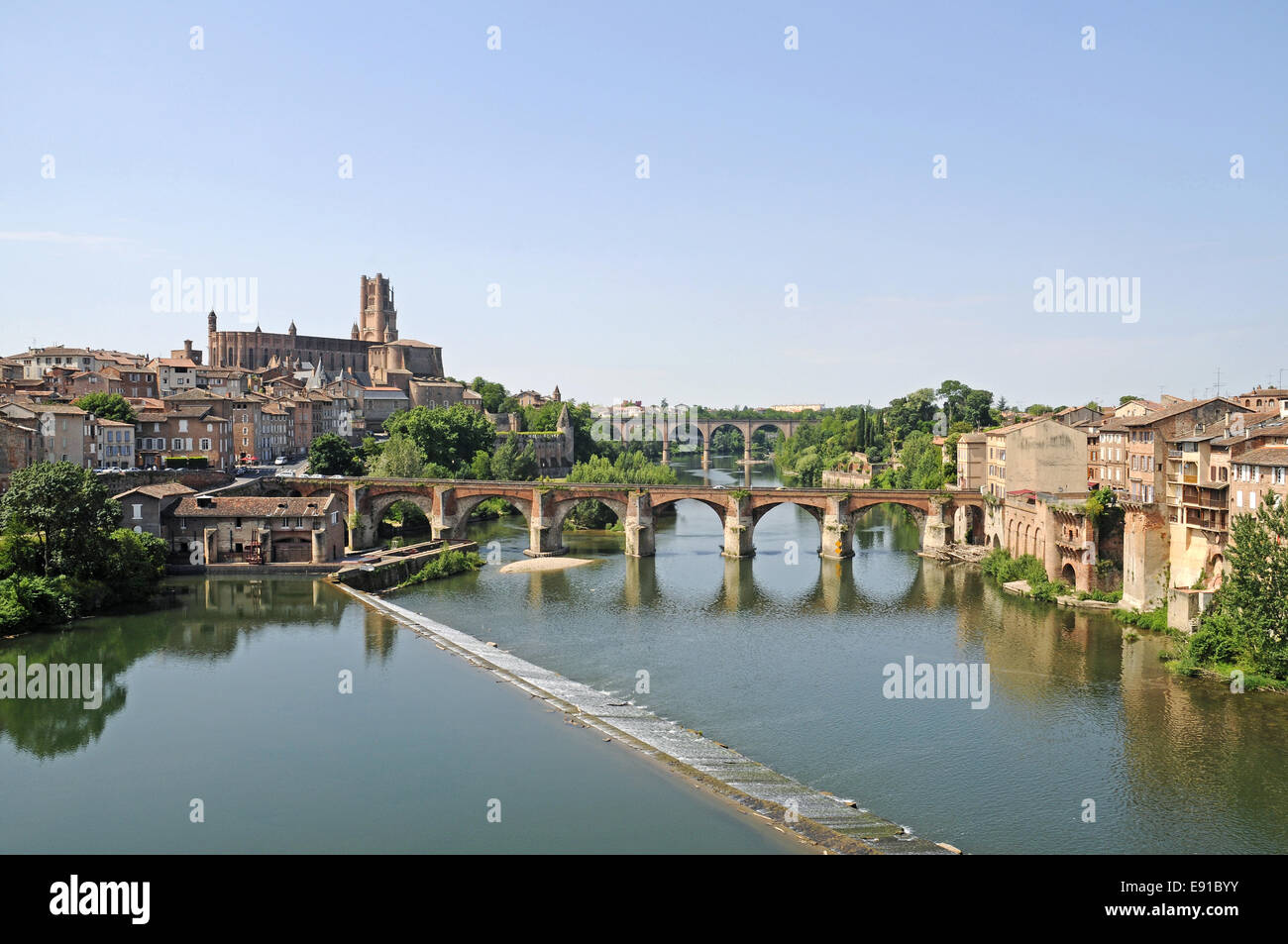 Cathedrale Sainte-Cecile d'Albi oder Albi Kathedrale Stockfoto