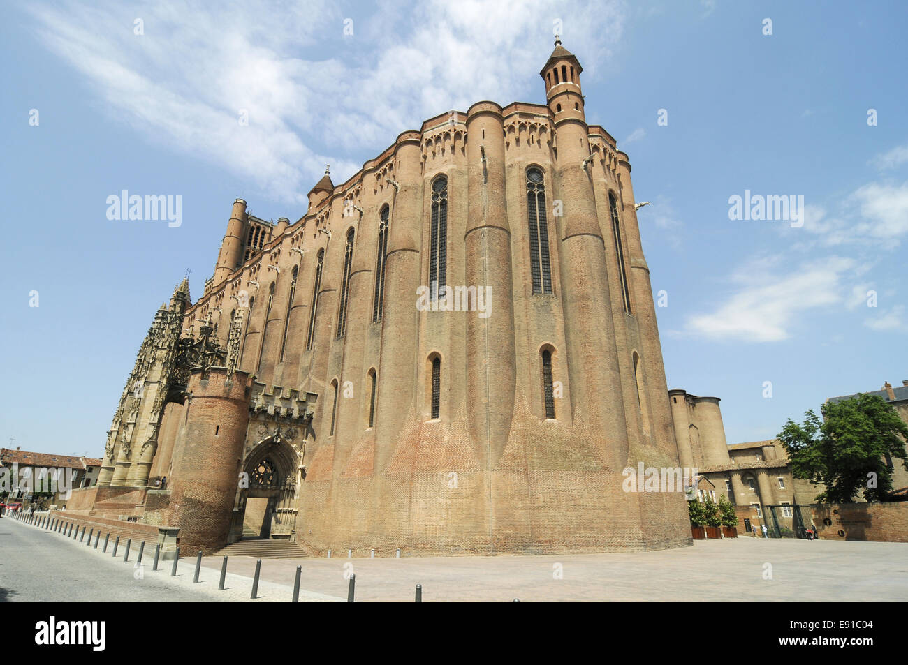 Cathedrale Sainte-Cecile d'Albi oder Albi Kathedrale Stockfoto