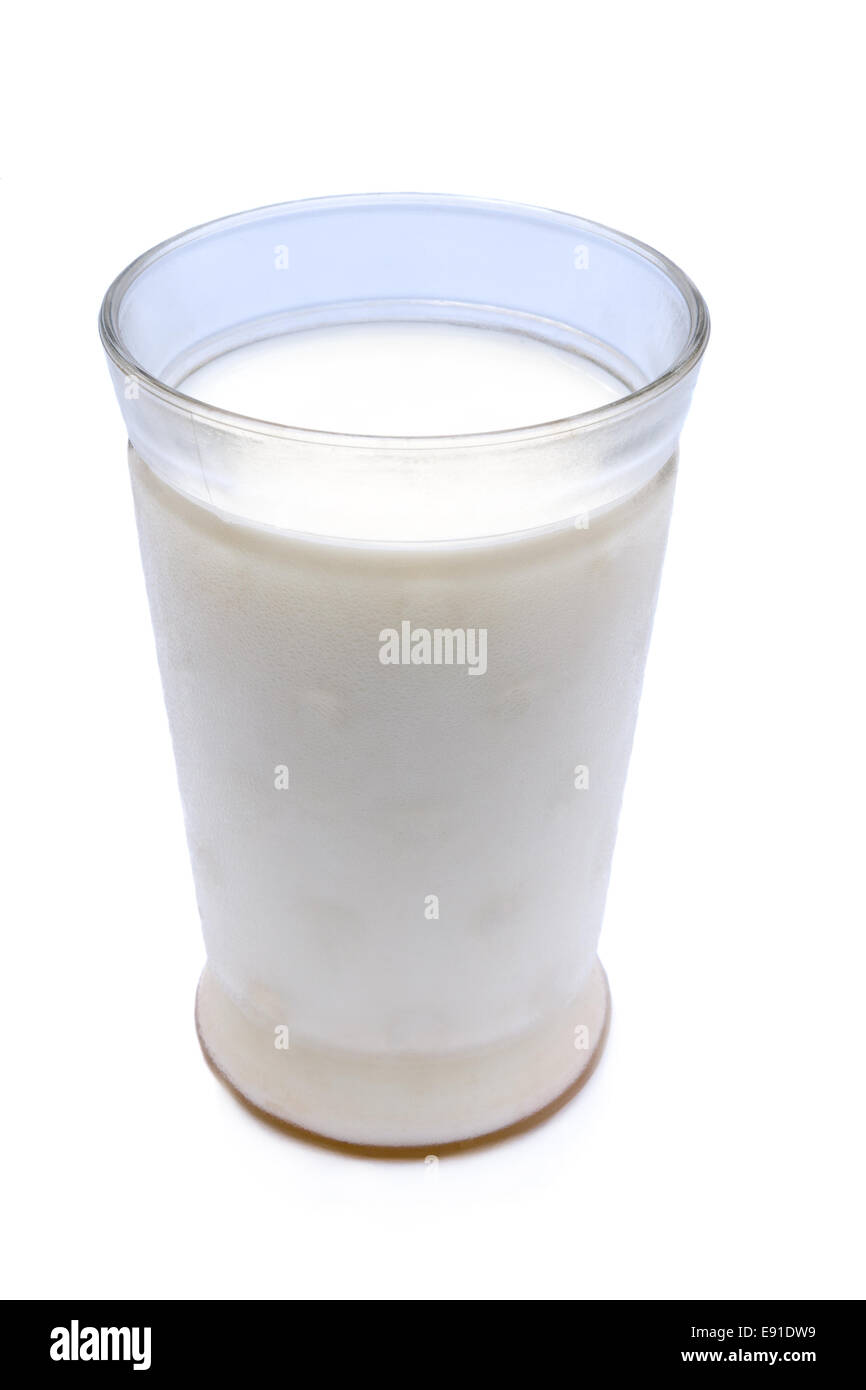 Glas Milch Stockfoto