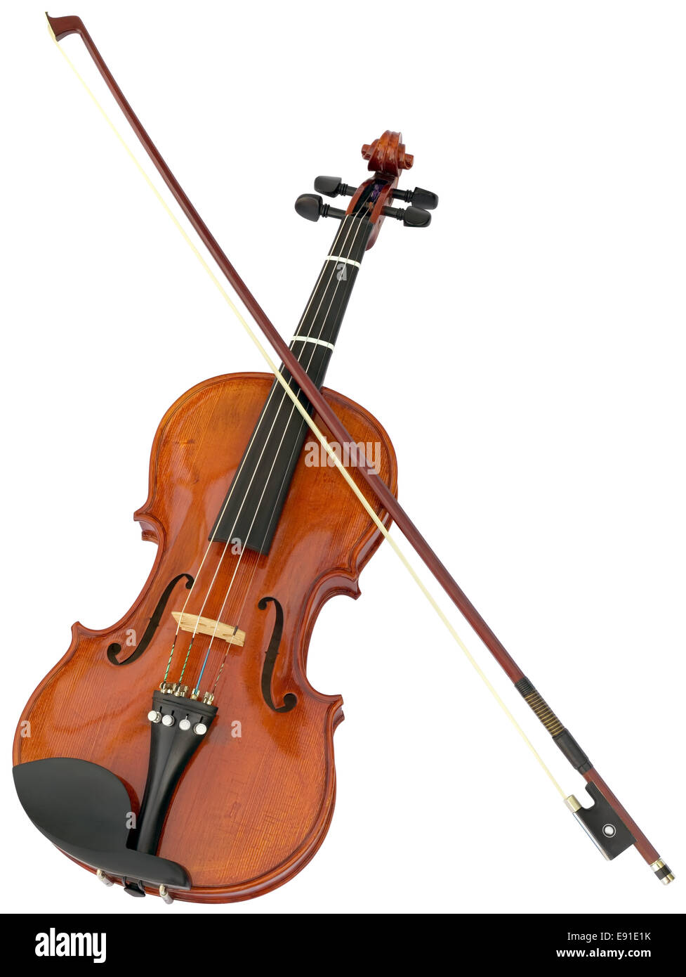 Violine-Ausschnitt Stockfoto