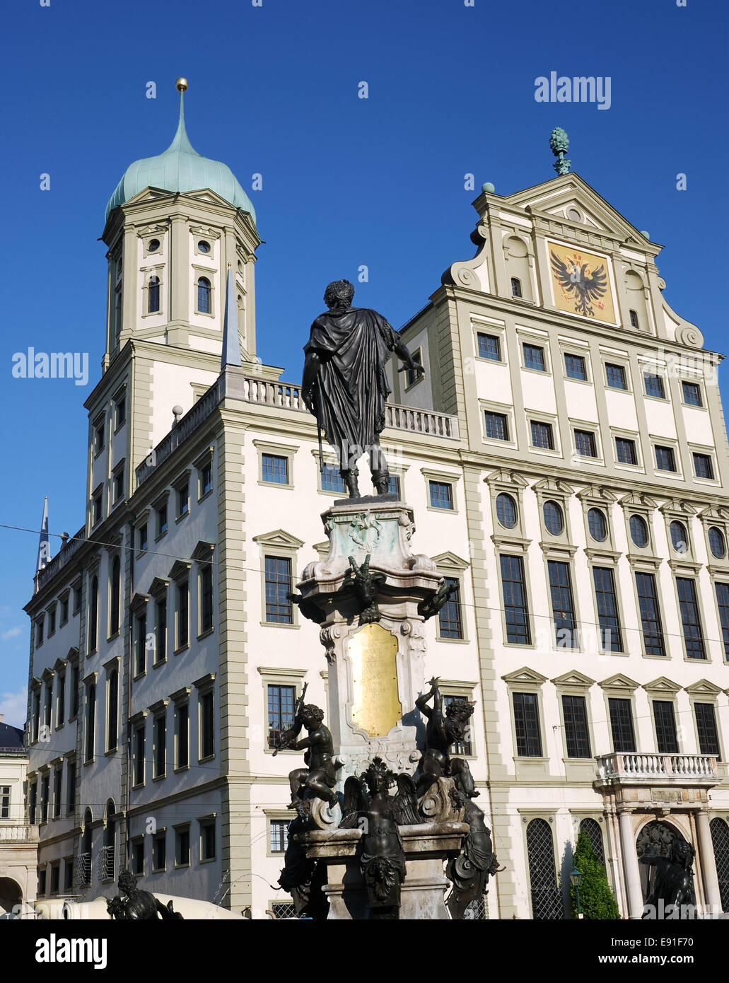 Augsburg-Stadt-Haus Stockfoto