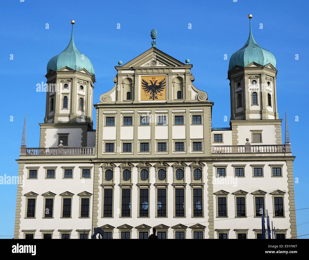 Augsburg-Stadt-Haus Stockfoto