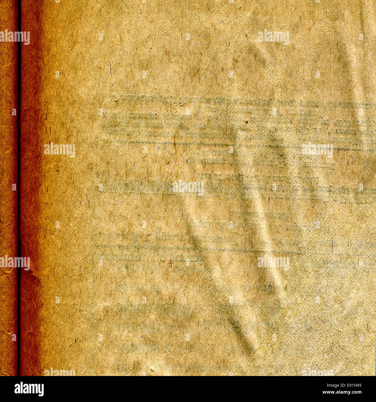 altes Buch Seite Stockfoto