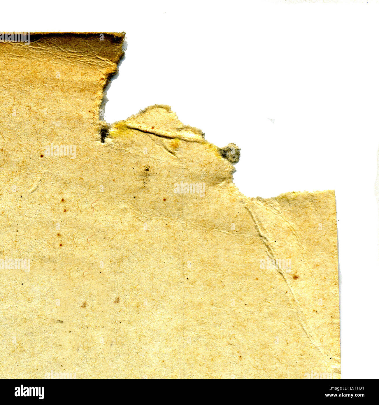 Rand des zerrissenes Papier Stockfoto