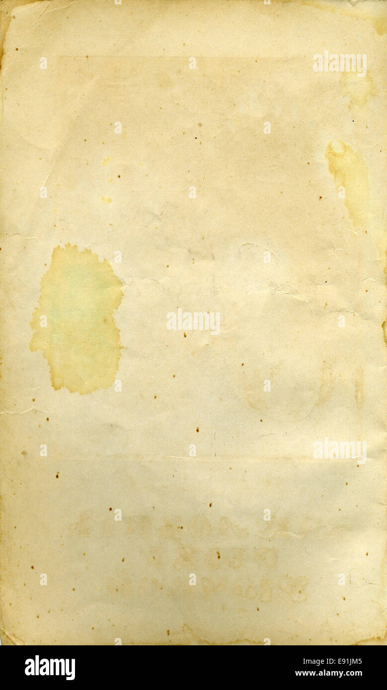 Seite des alten Buches Stockfoto