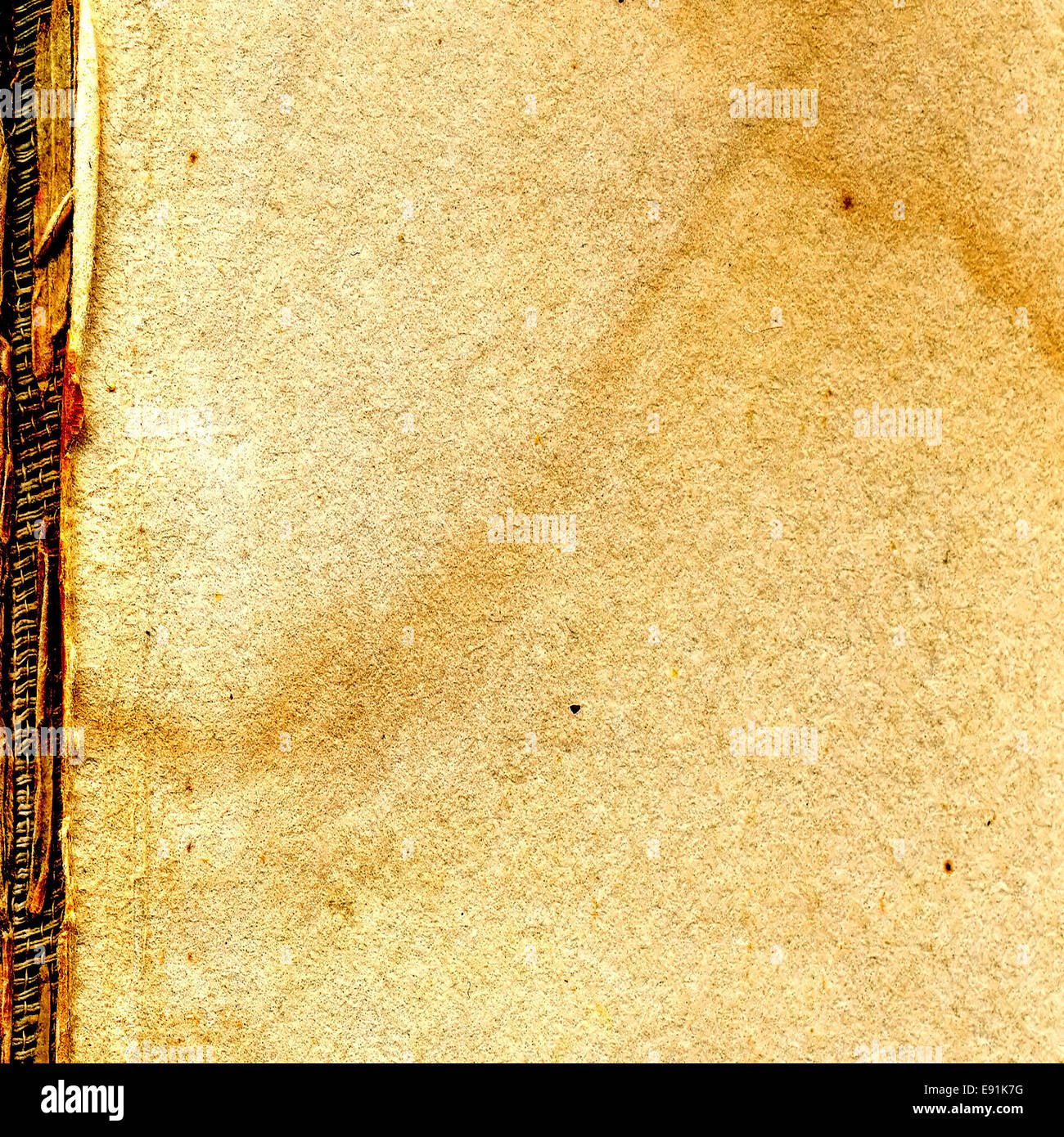 Seite des alten Buches Stockfoto