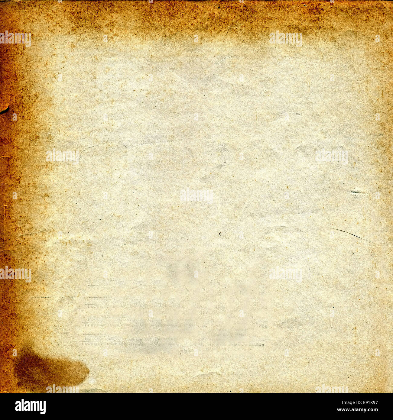 Seite des alten Buches Stockfoto