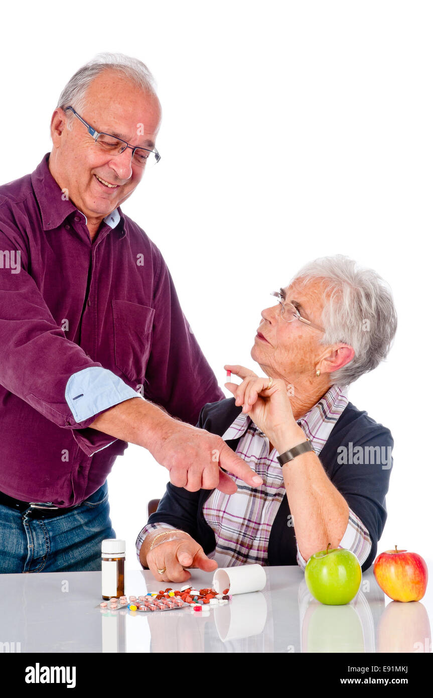 Früchte-Olr-Pillen Stockfoto