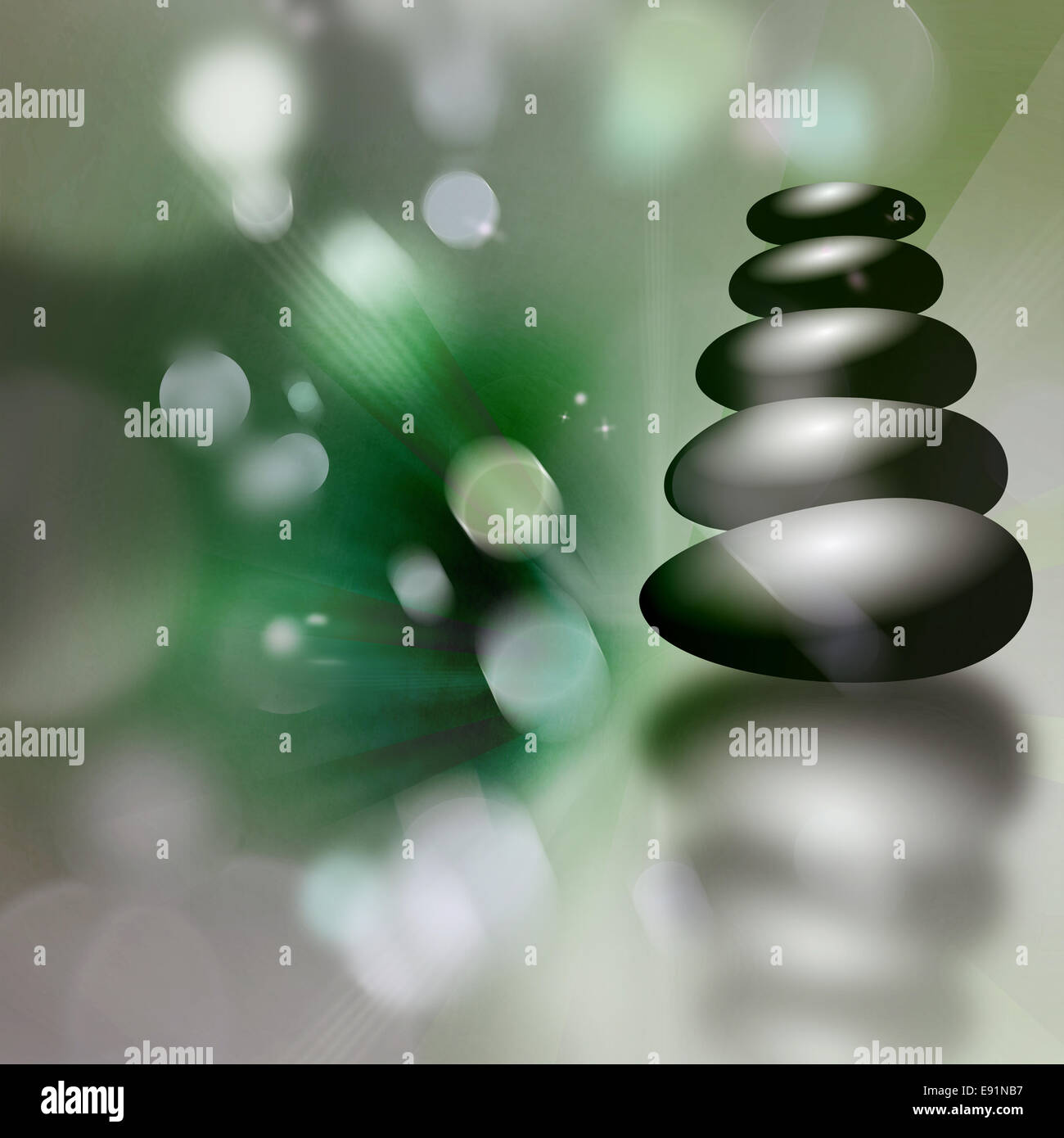 Zen-Hintergrund Stockfoto