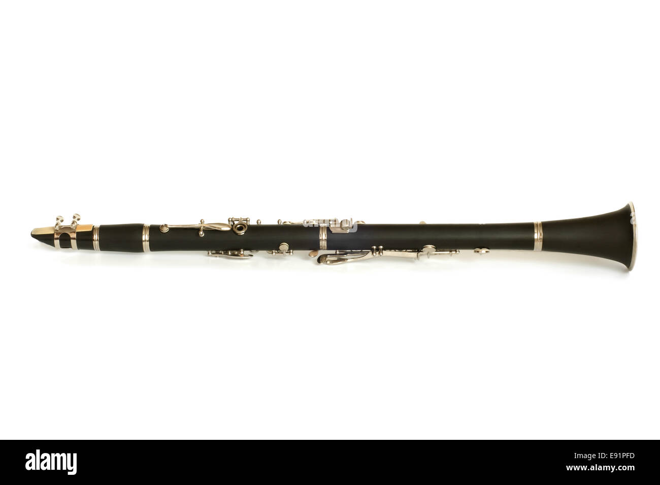 Das Musikinstrument Klarinette Stockfoto