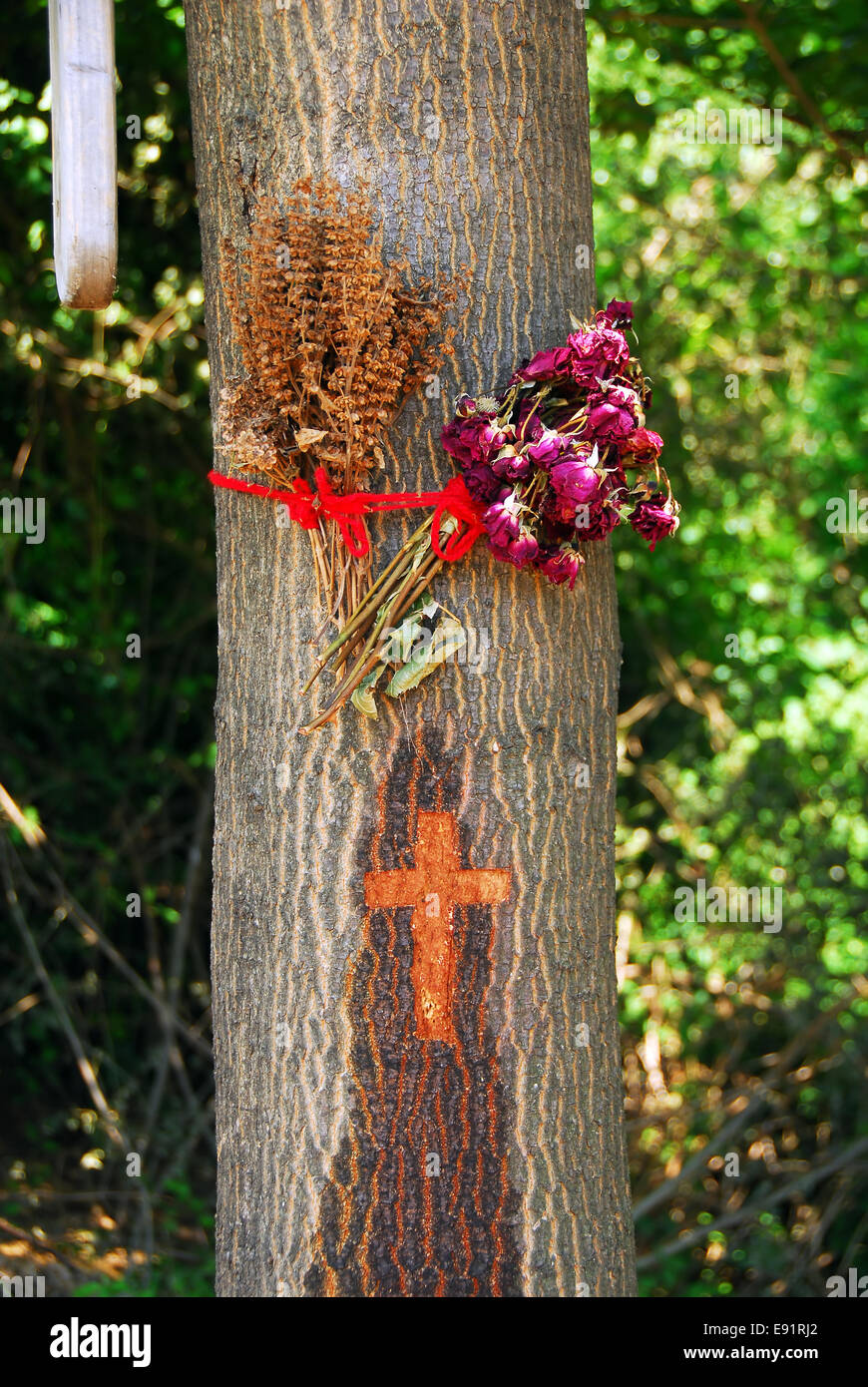 Religiöse Symbole Stockfoto