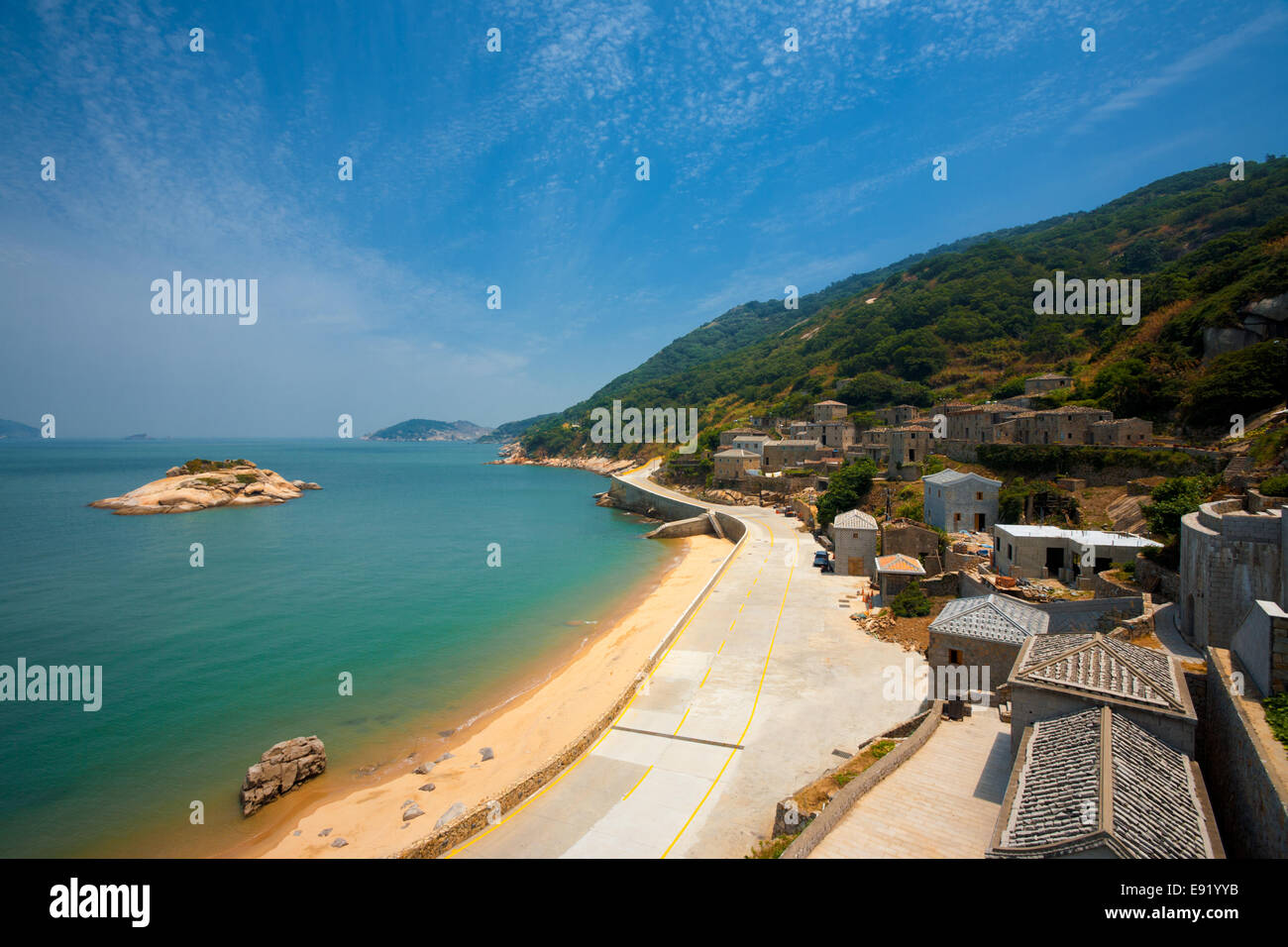 Qinbi Dorf Turtle Island Seite Stockfoto