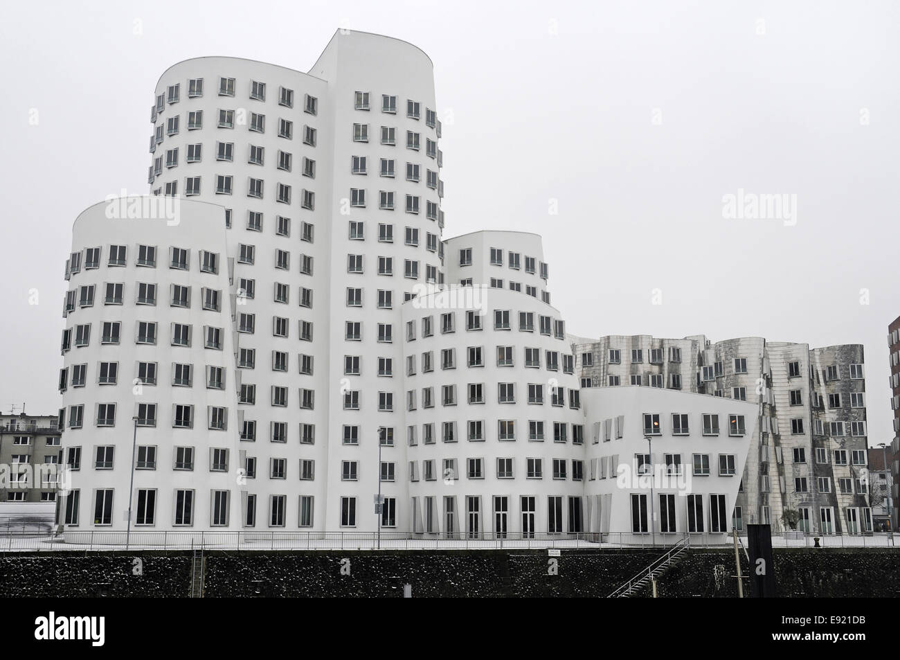 Zollhof Gebäude des Architekten Gehry Stockfoto