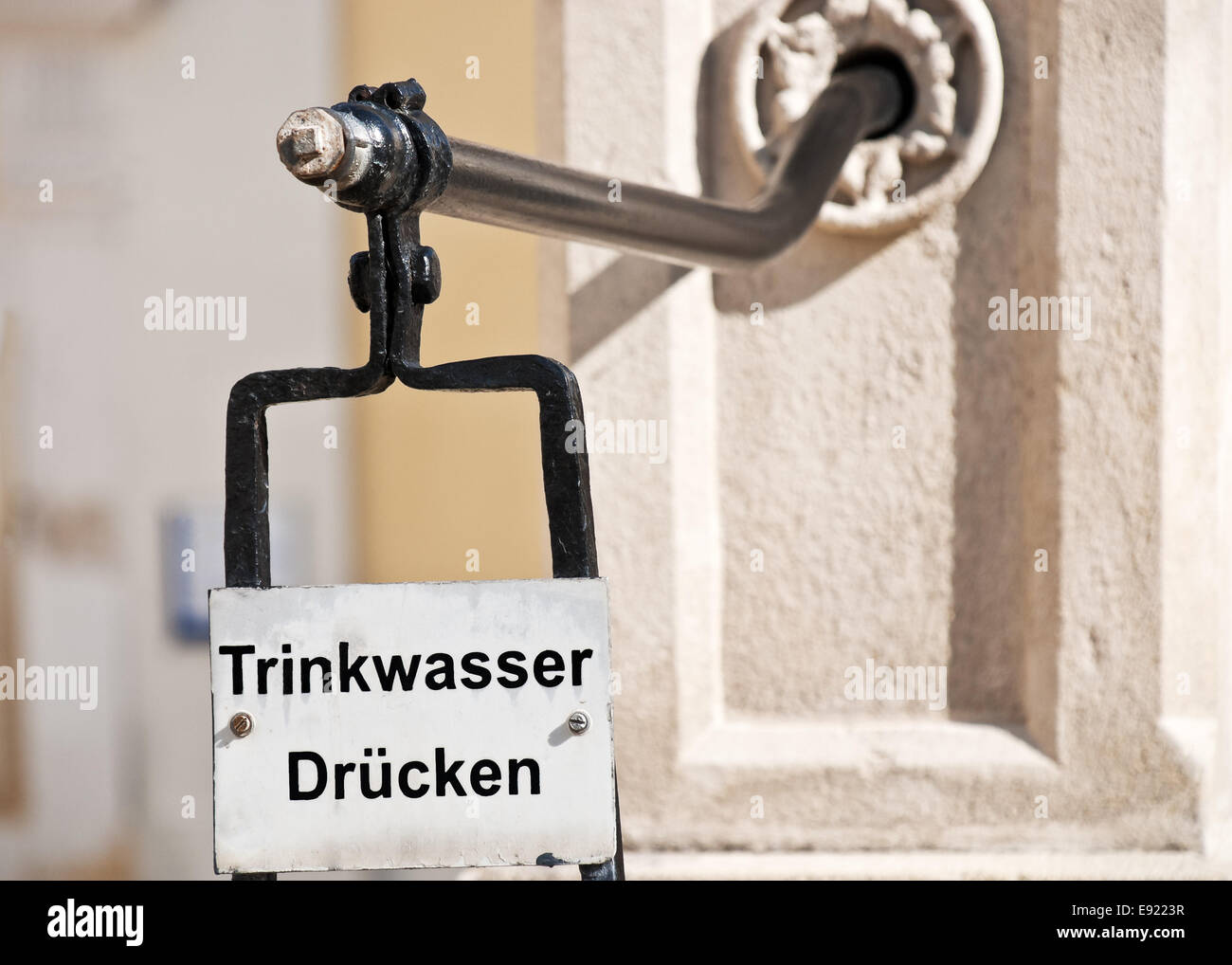 Sauberem Wasser gut Stockfoto