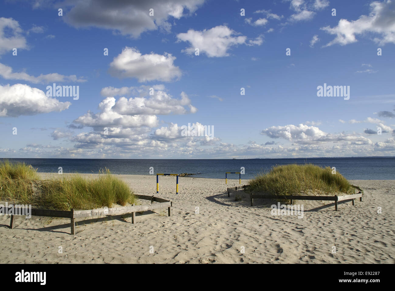 Strand von Grömitz, Ostsee, Deutschland Stockfoto