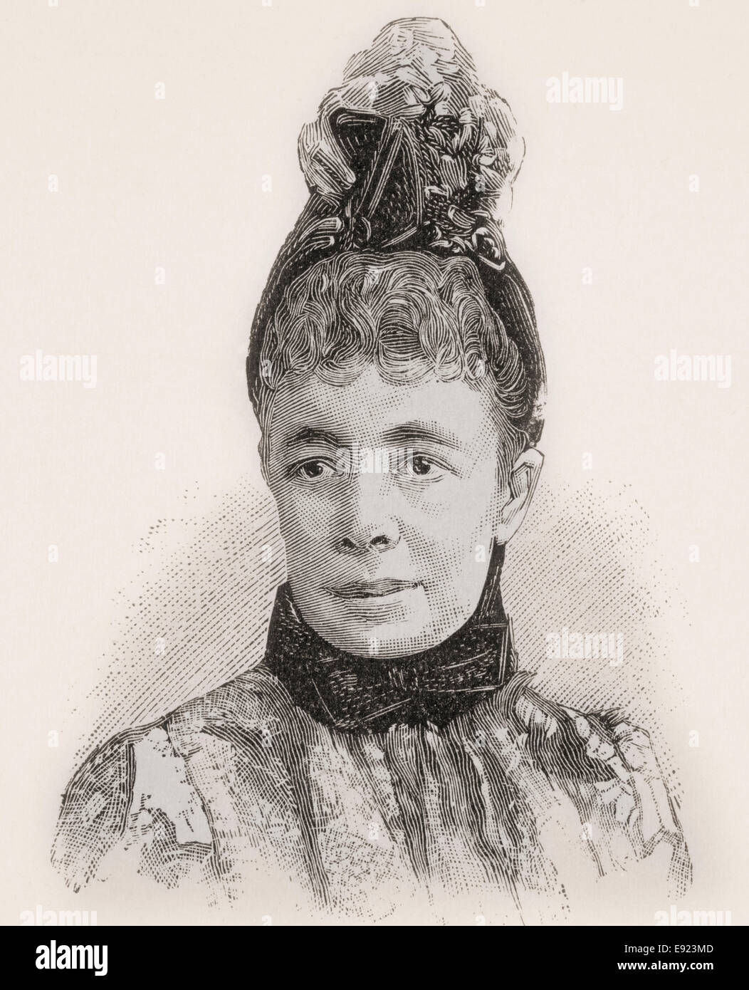 Prinzessin Pauline Clémentine von Metternich - Winneburg Zu Beilstein. Stockfoto