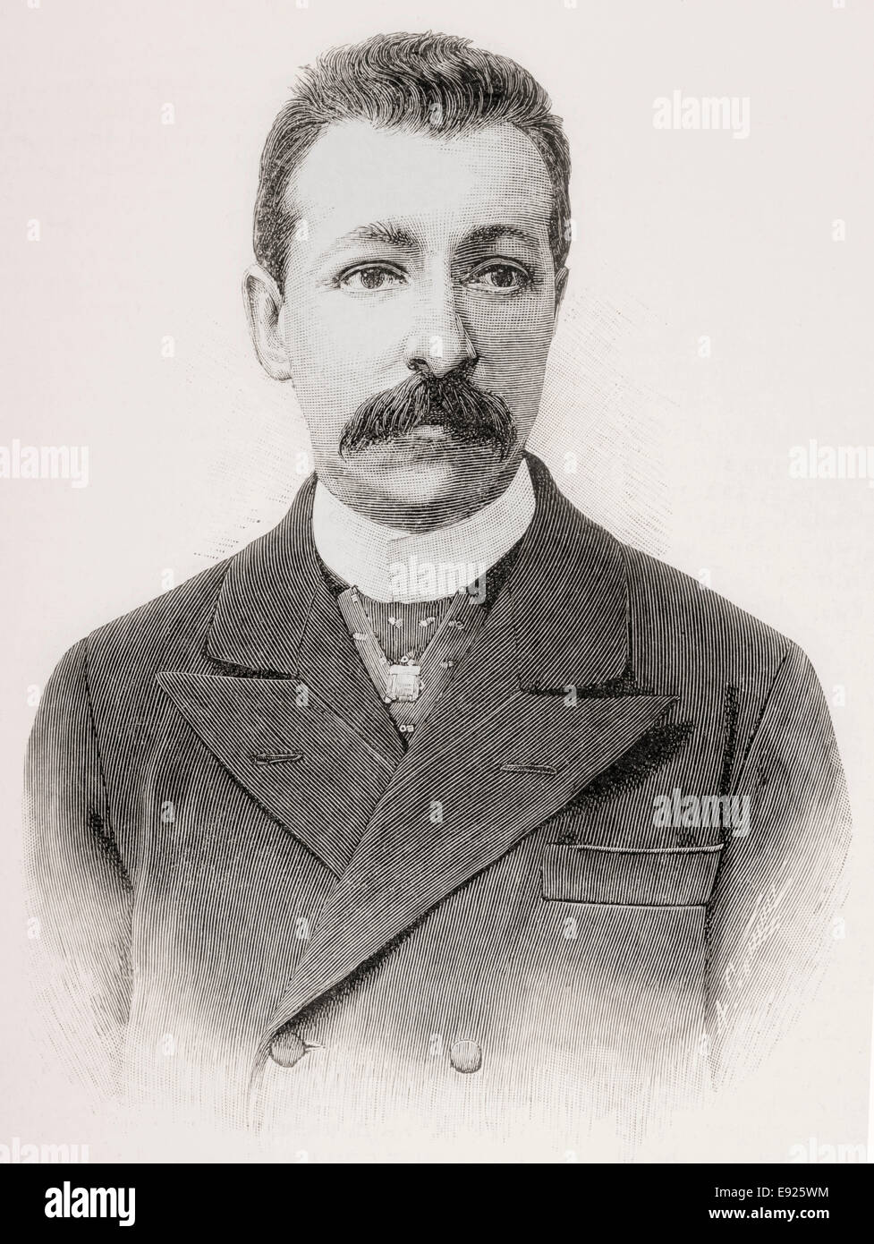 José Rodríguez Carracido, 1856-1928.  Spanische Biochemiker und Apotheker, Pionier der Biochemie in Spanien. Stockfoto
