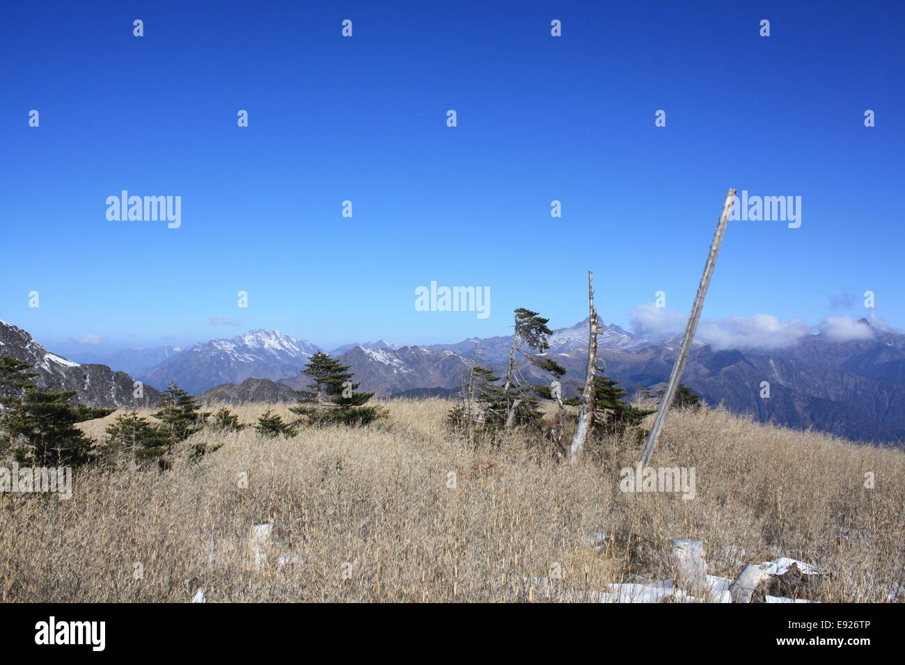 Ausläufern des Himalaya in Nordburma anzeigen Stockfoto