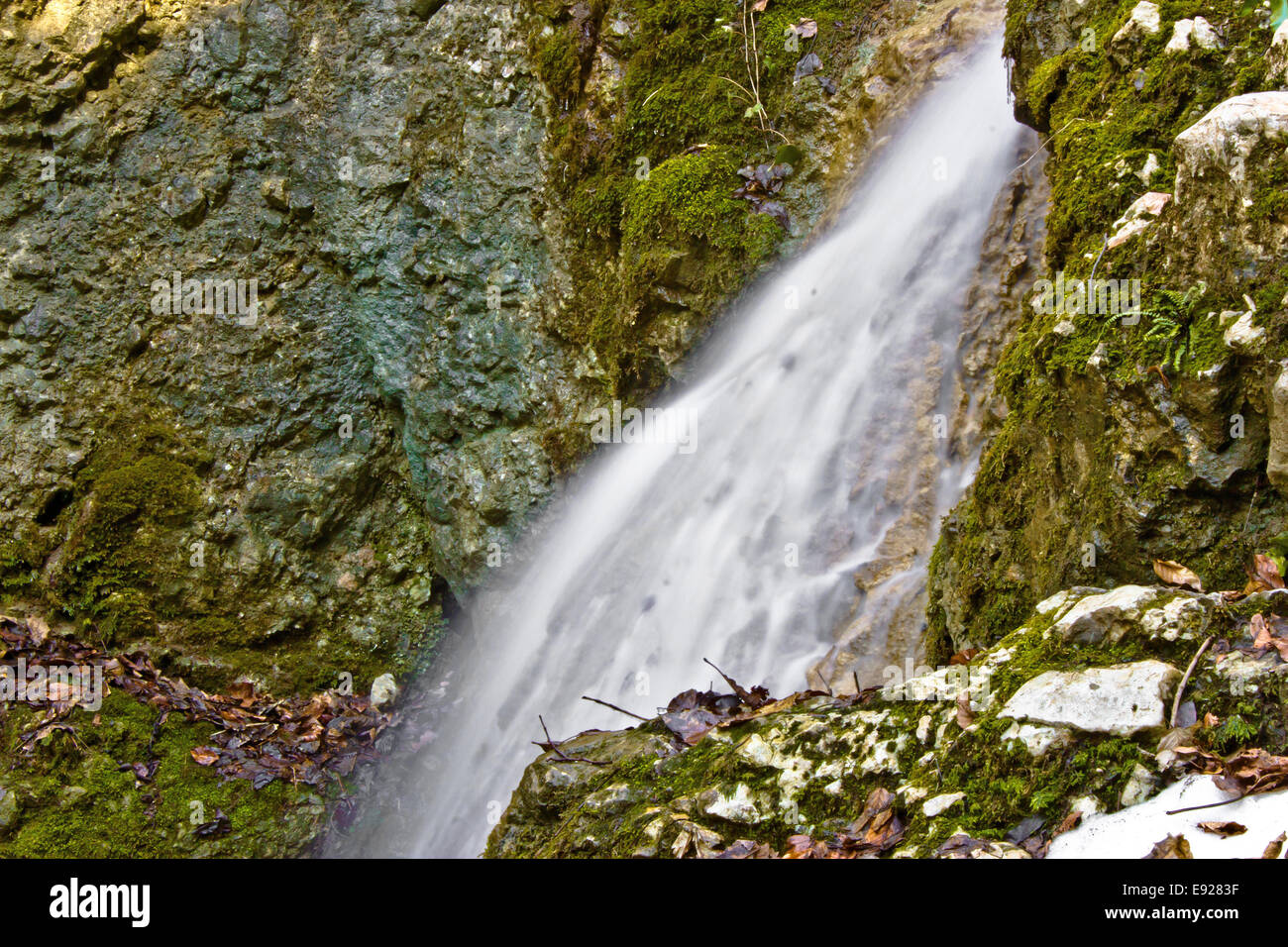 Mountain Creek Wasserfall Langzeitbelichtung Stockfoto