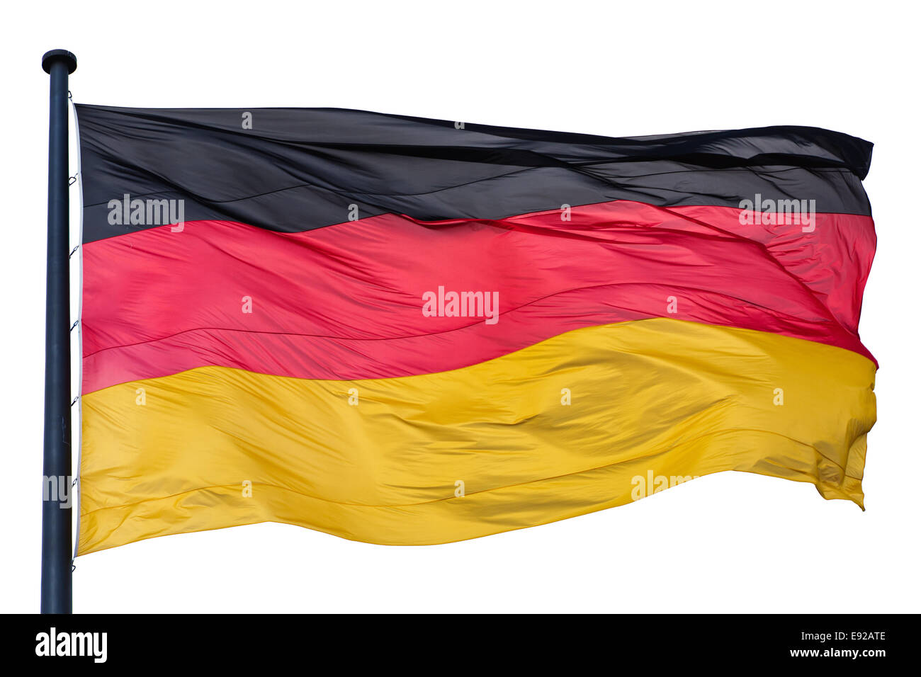 deutschen Nationalflagge Stockfoto