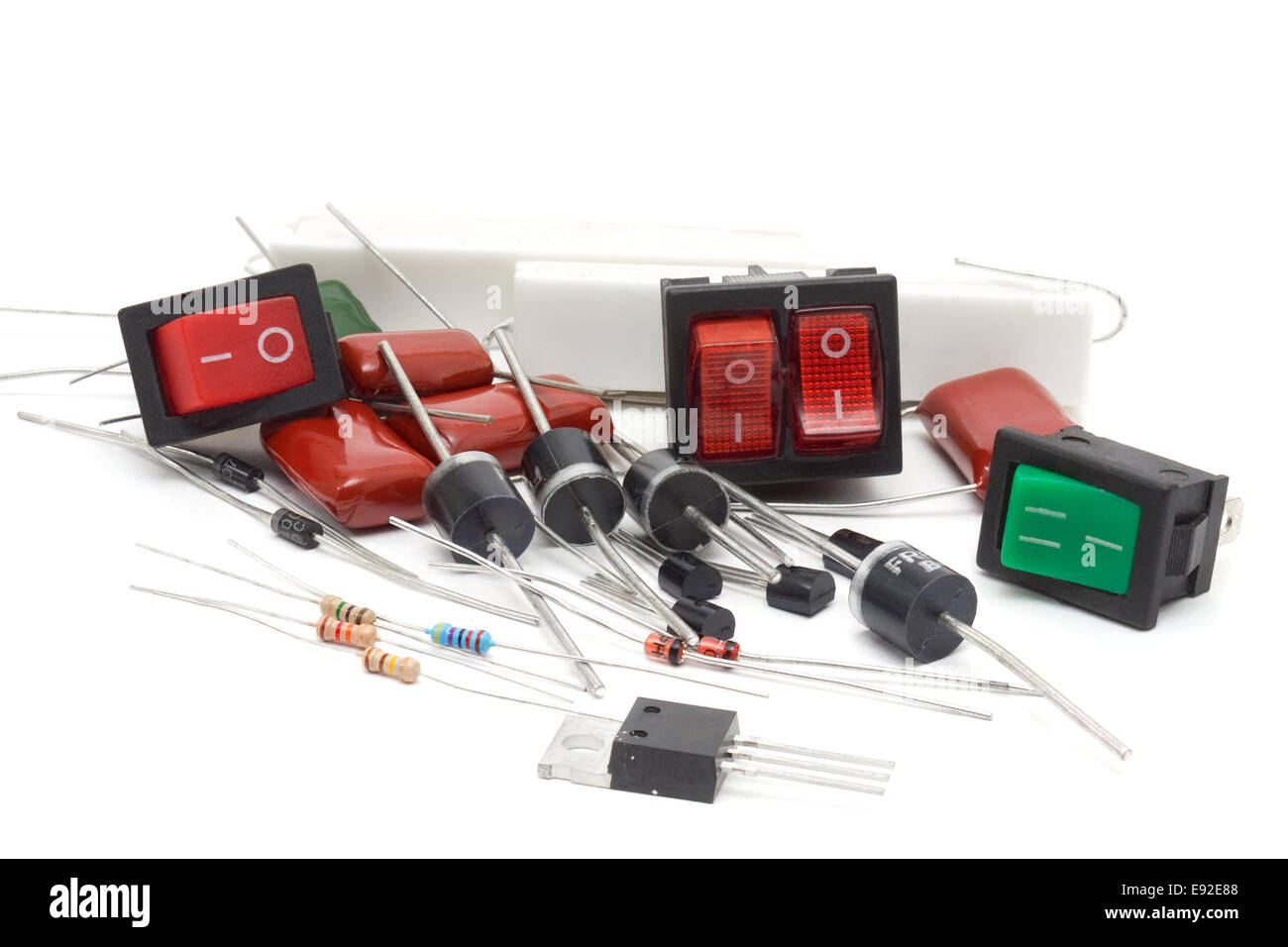 Funk-Komponenten Stockfoto