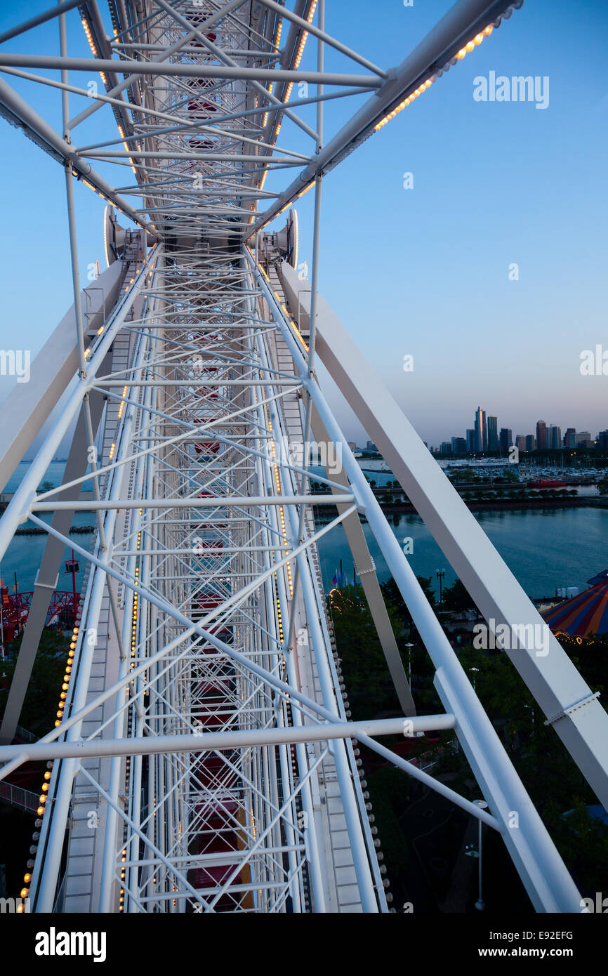 Detail der große Riesenrad Stockfoto