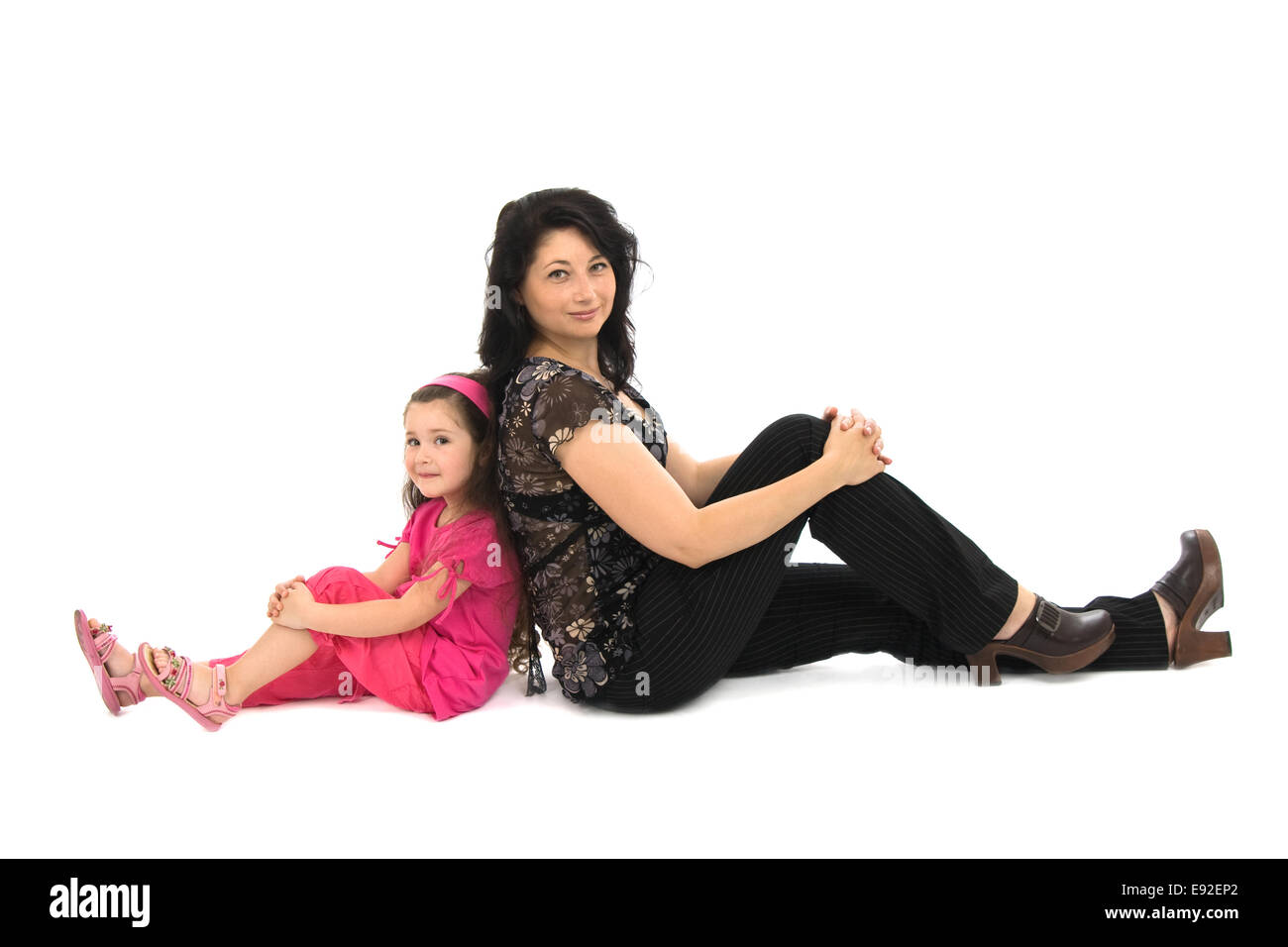 Mutter und Tochter Stockfoto