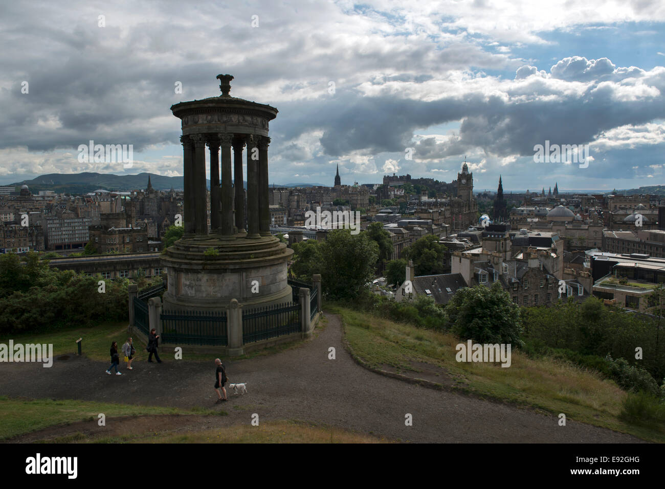 Edinburgh, Schottland.  Blick vom Calton Hill. Stockfoto