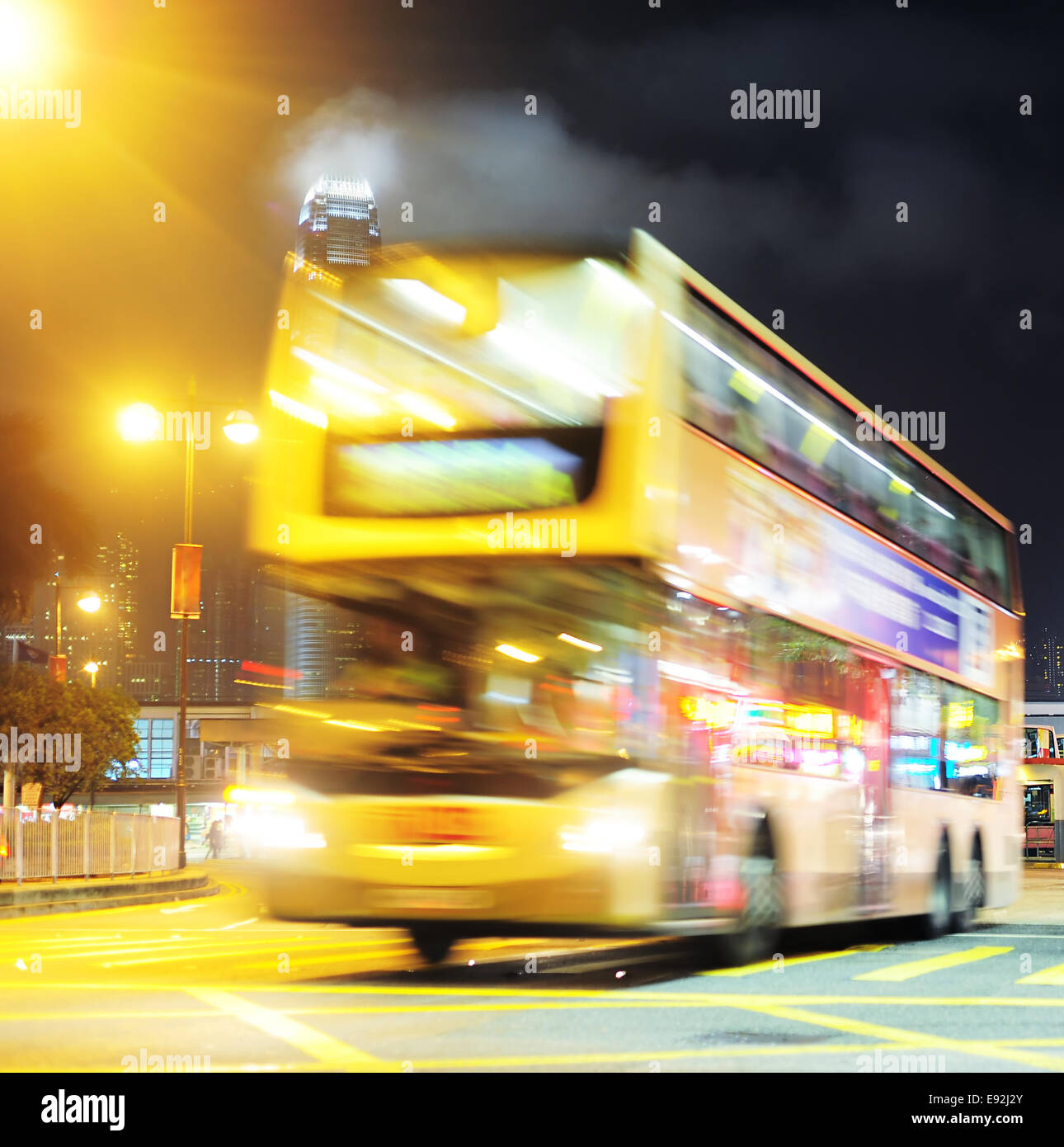 Hong Kong-bus Stockfoto