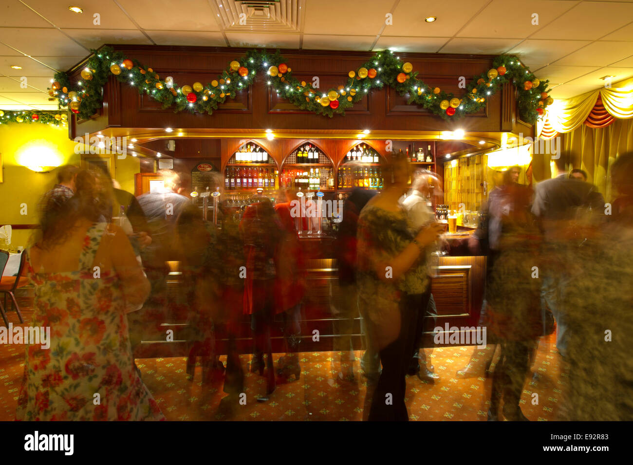 Weihnachts-party Stockfoto