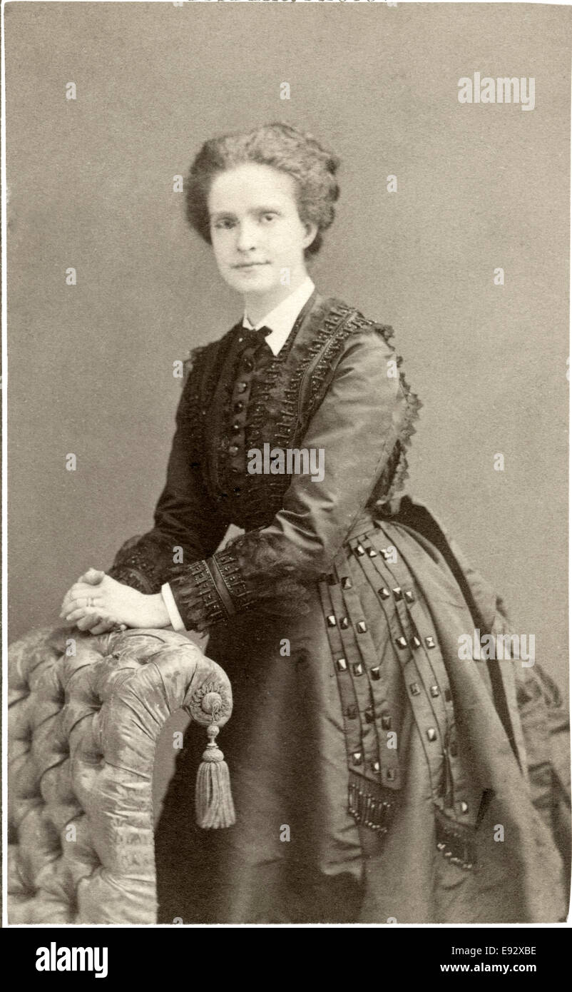 Maria Pia von Savoyen (1847-1911), Königin von Portugal, Ehefrau von König Luis i., Porträt, um 1860 Stockfoto