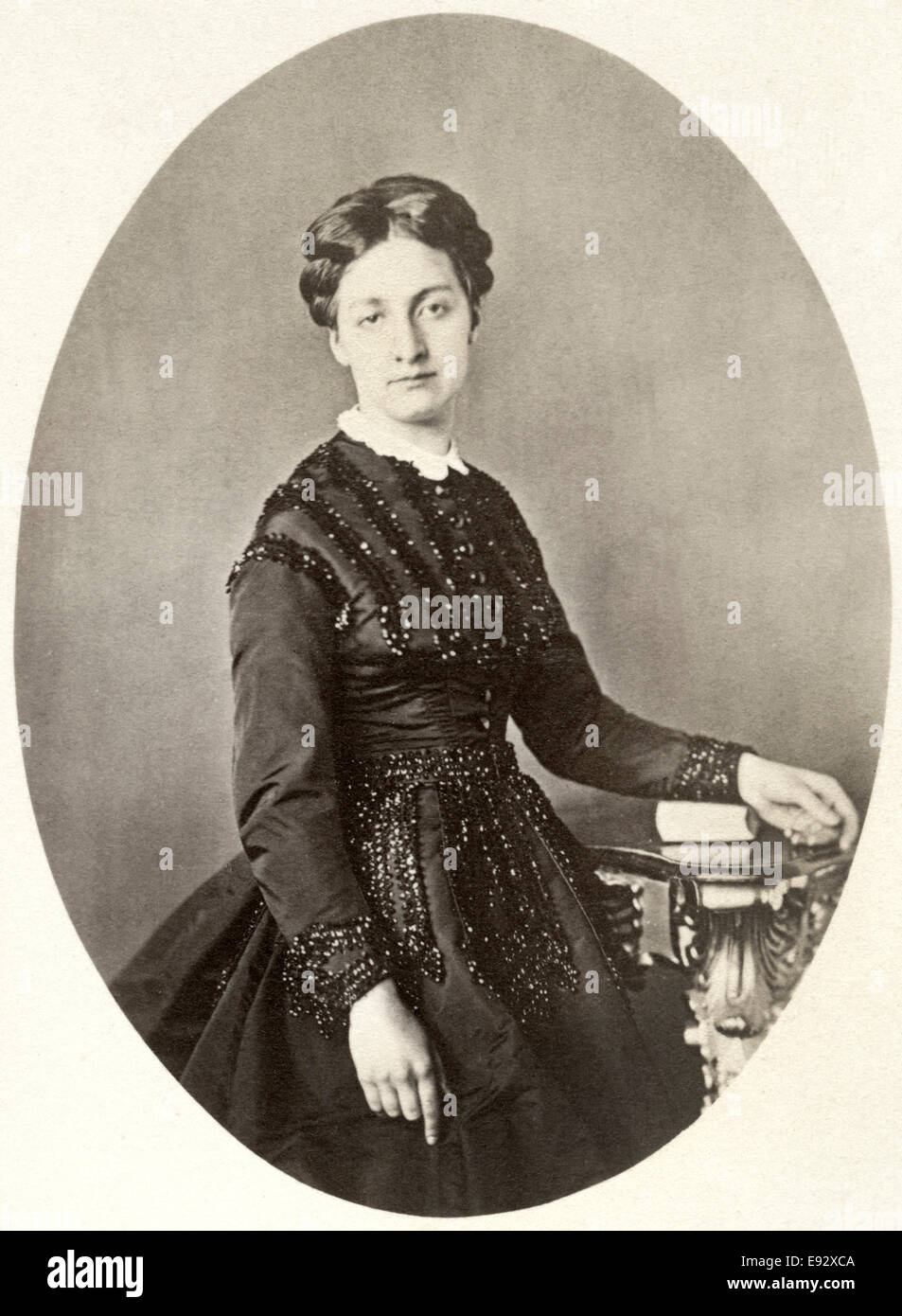 Donna Maria Vittoria dal Pozzo (1847-76), Königin von Spanien (1870-73), Porträt, um 1870 Stockfoto
