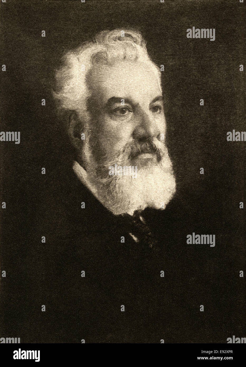 Alexander Graham Bell (1847-1922), Erfinder des Telefons, Porträt Stockfoto