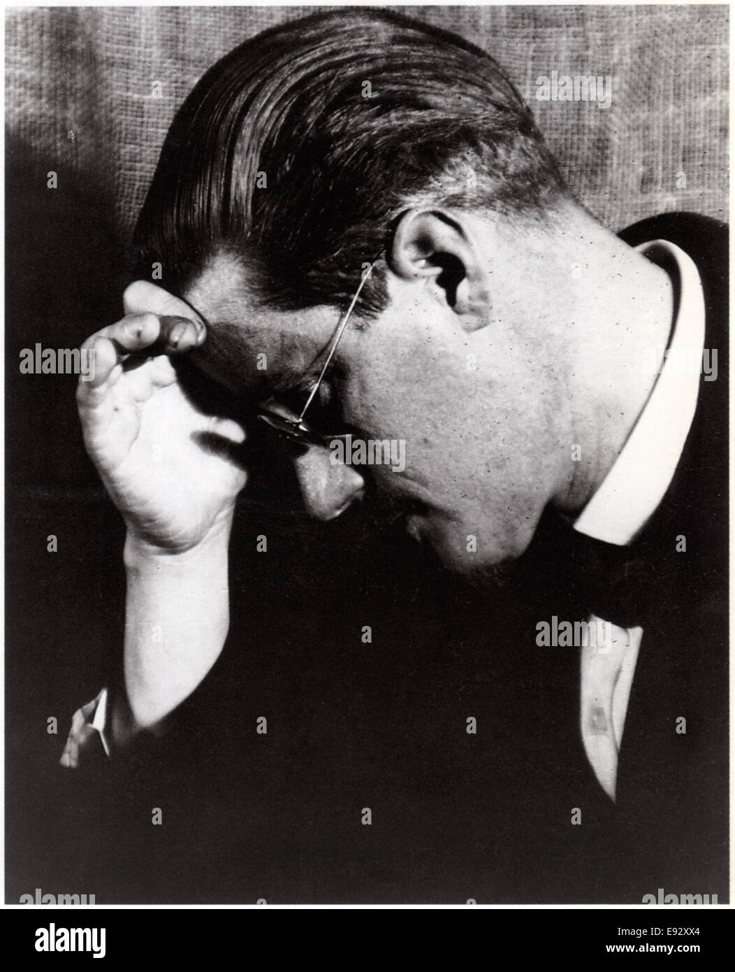 James Joyce (1882-1941), irischer Schriftsteller und Dichter, Portrait, ca. 1940 Stockfoto