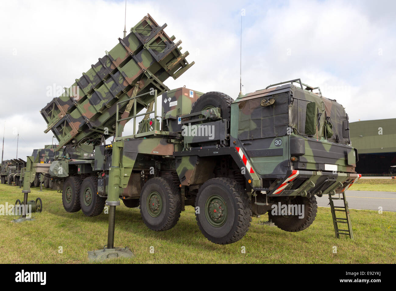 Deutscher Patriot Anti-Flugzeug-Raketen-system Stockfoto