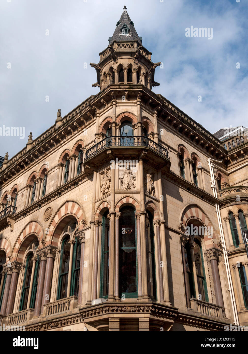 Der Reform Club Gebäude (Edward Salomons und John Philpot Jones 1871). Manchester, England, Vereinigtes Königreich. Stockfoto