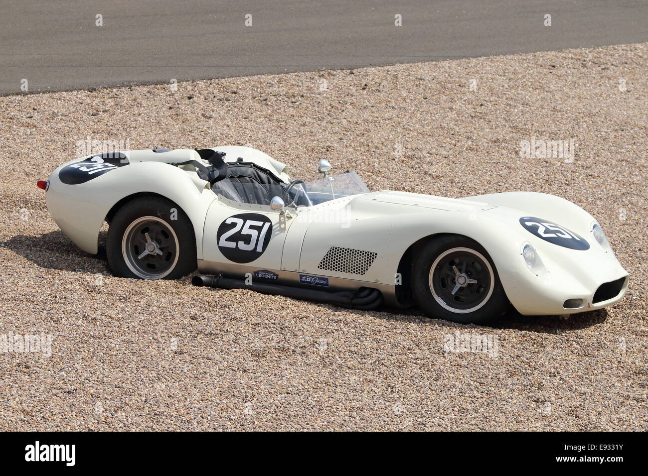 Knubbeligen Lister, Stirling Moss Trophy für Pre-1961 Sportwagen, Silverstone Classic 2014 Stockfoto