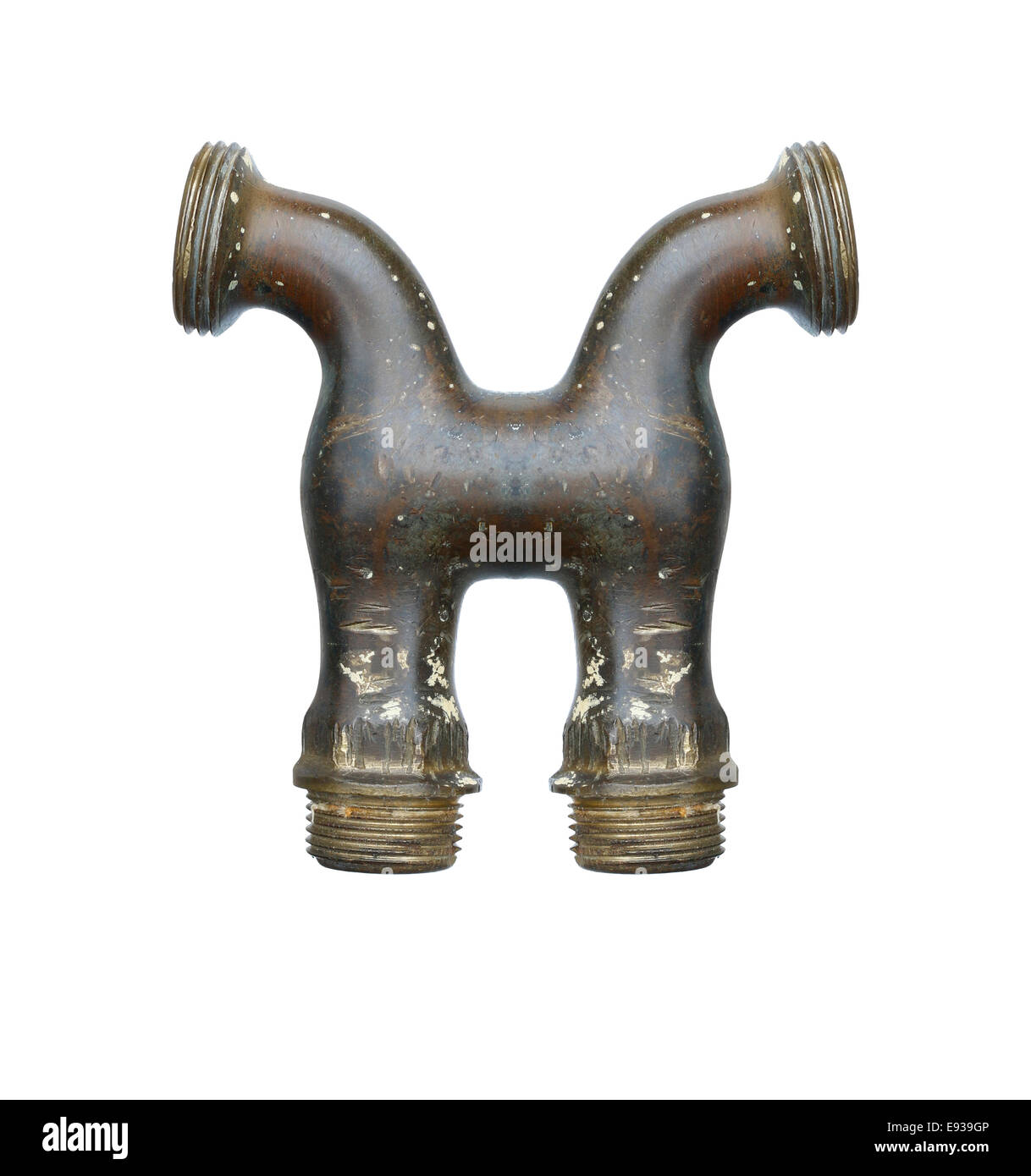 Bizarre Anpassung Rohr Stockfoto