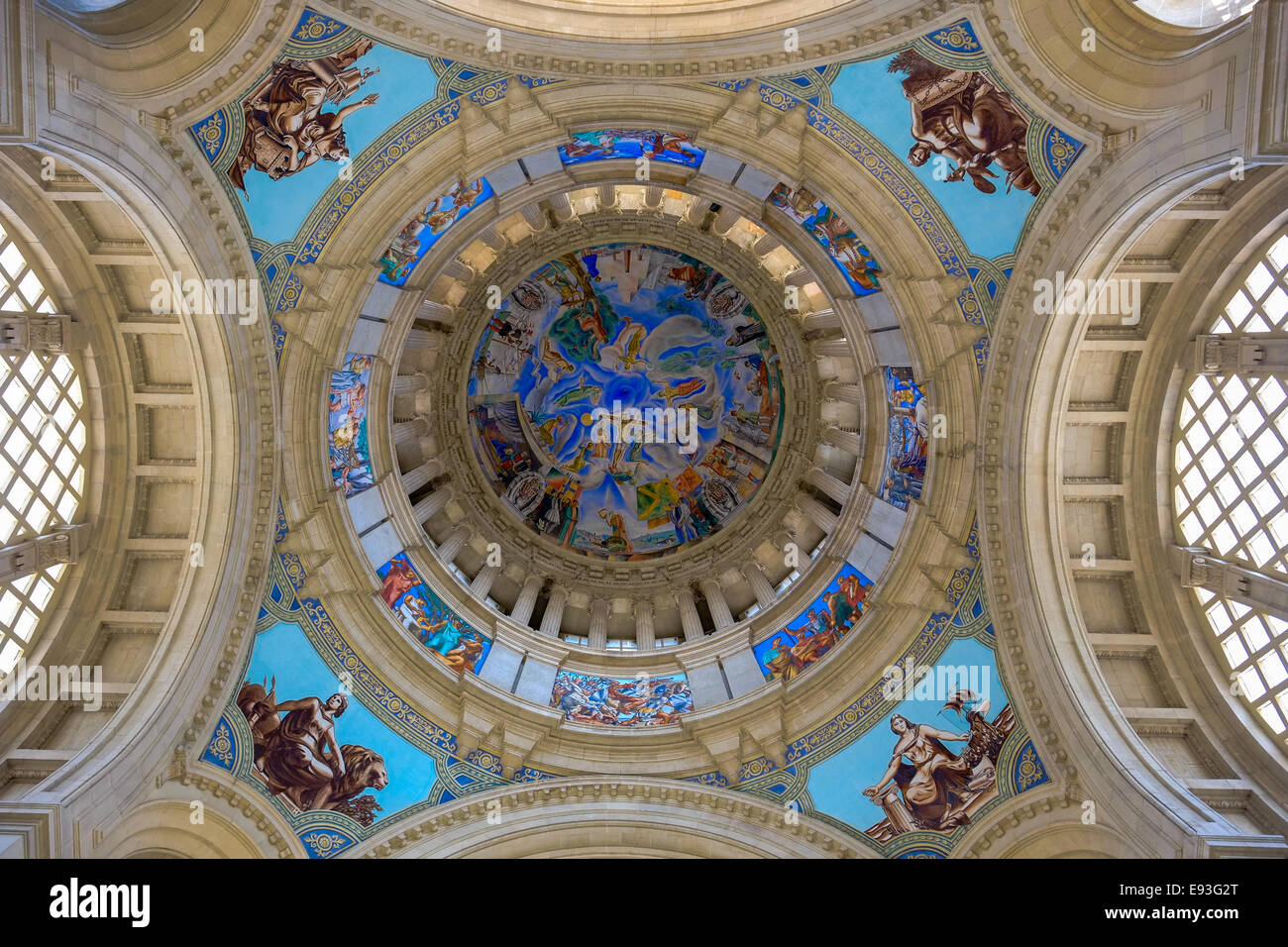 Fotos aus dem Inneren des National Museum of Art in Barcelona, Katalonien, Spanien. Stockfoto