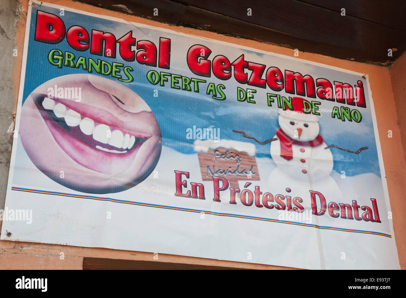 Dental n. Chr. Chichicastenango, Guatemala Stockfoto
