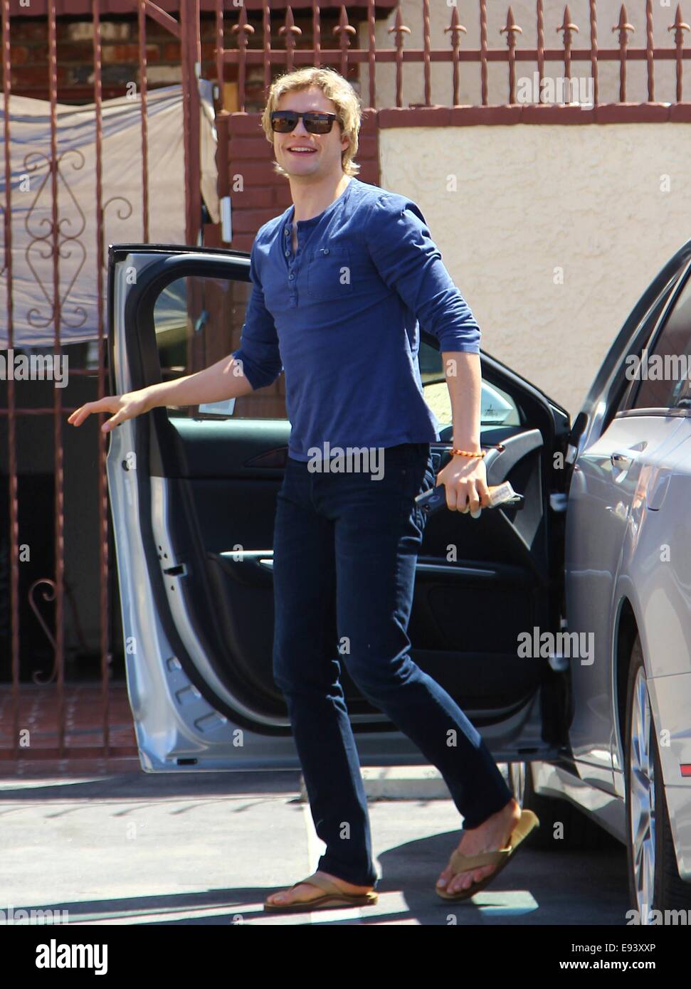 Ankunft bei den Proben für Woche 6 von "Dancing With The Stars" mit prominenten: Charlie weiß wo: Los Angeles, California, Vereinigte Staaten von Amerika bei: 15. April 2014 Stockfoto