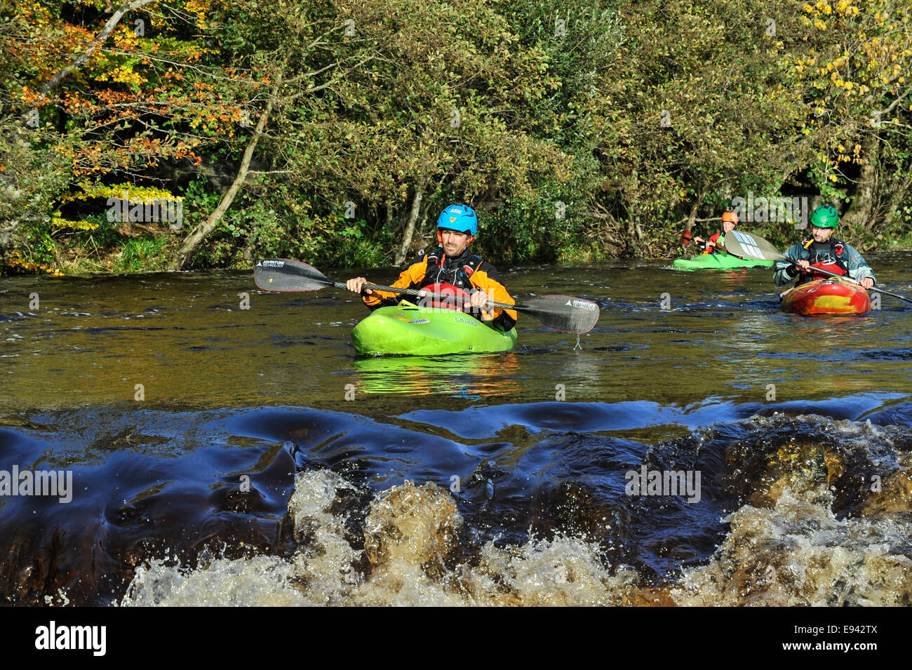Stock Foto - Kajak Wettbewerb, Buncrana, County Donegal, Irland.  © George Sweeney /Alamy Stockfoto