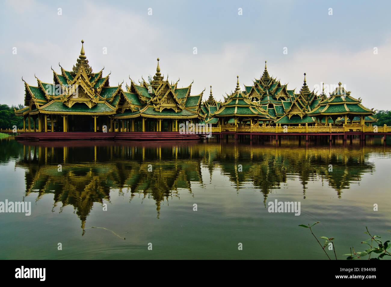 Pavillon der Aufklärung im alten Siam Park Stockfoto