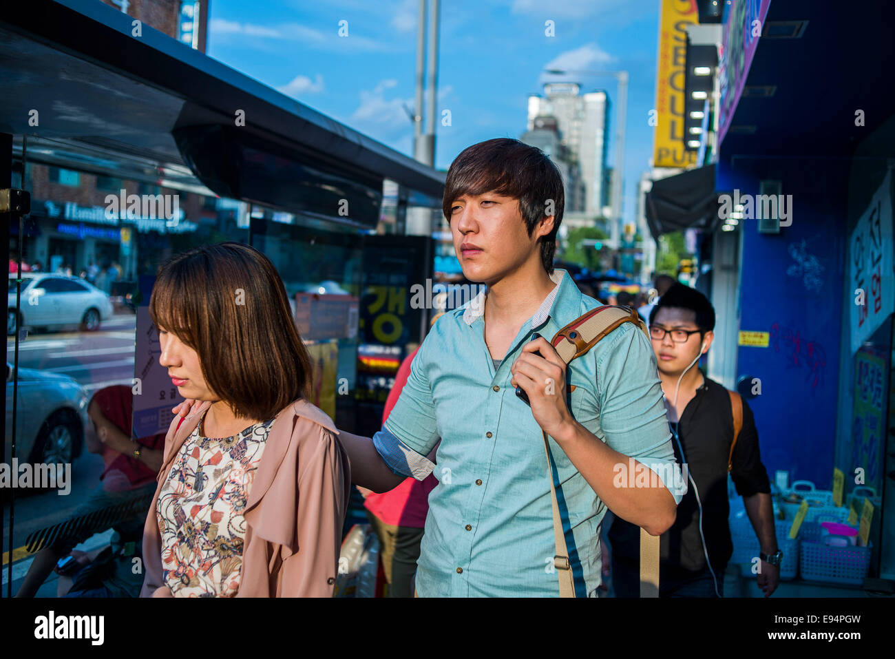 6. September 2013, promenade Seoul, South Korea Korea Einheimischen