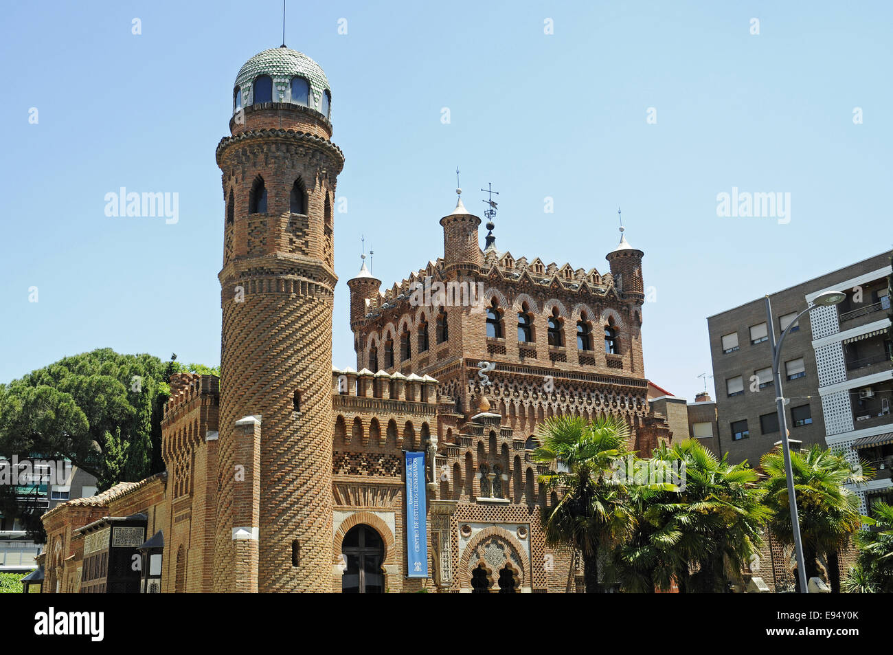 Universität, Alcalá De Henares, Spanien Stockfoto