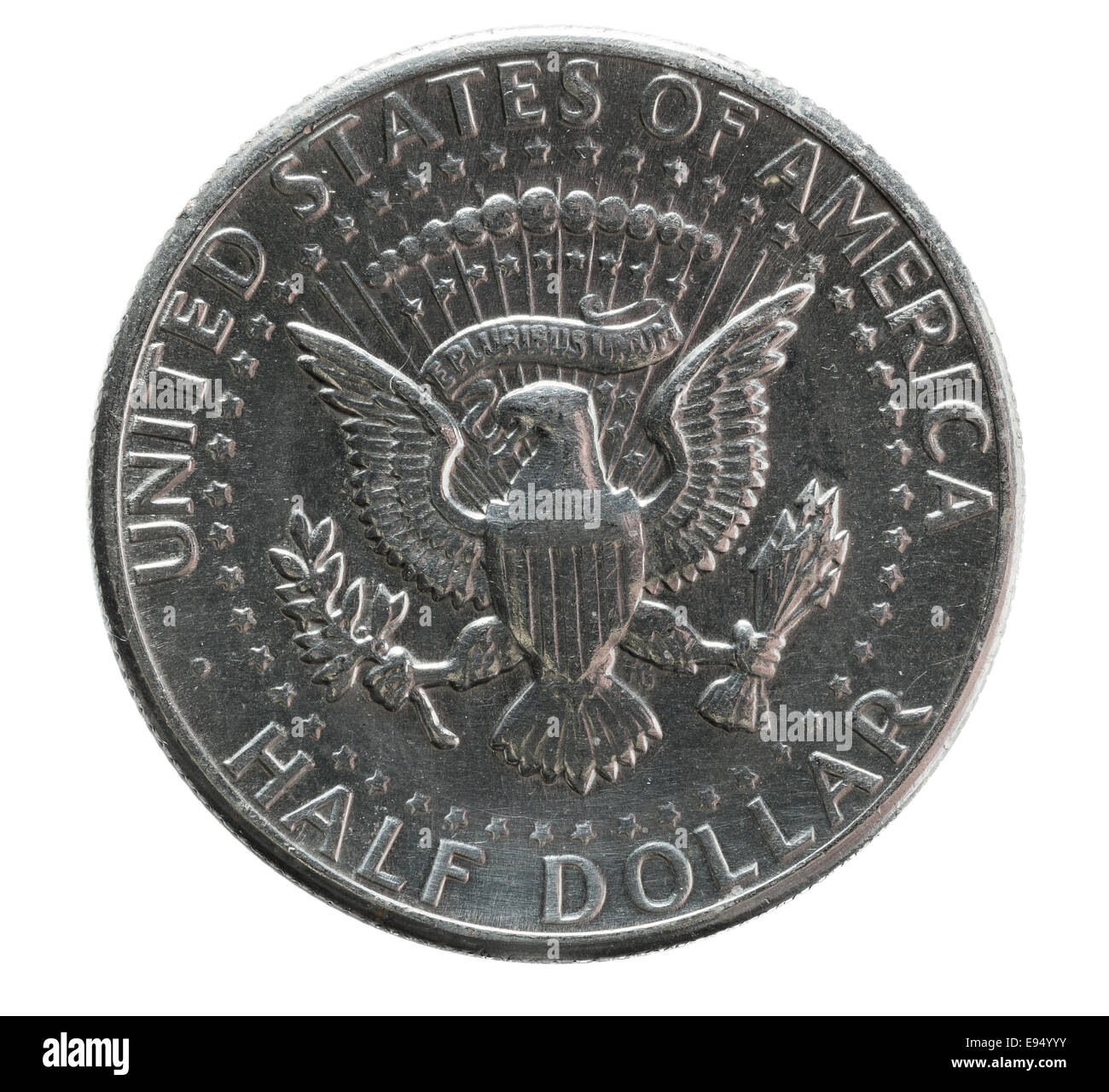 Makro-Bild von einem US-Dollar-Münze Stockfoto